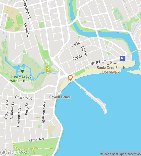 Map of scavenger hunt walking tour for Santa Cruz Captivating Excursion