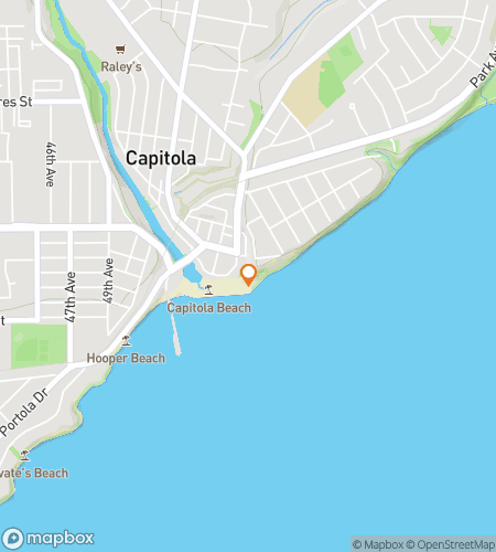 Map of scavenger hunt walking tour for Capitola Scavenger Hunt