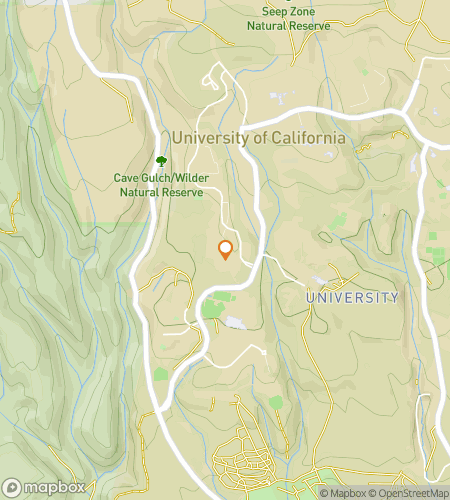 Map of scavenger hunt walking tour for Slug Quest: The UCSC Adventure