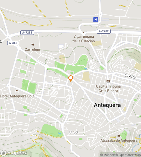 Map of scavenger hunt walking tour for Antequera: The Quest Before the Rest
