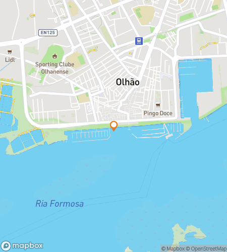 Map of scavenger hunt walking tour for Olhaos Downtown Delight Hunt