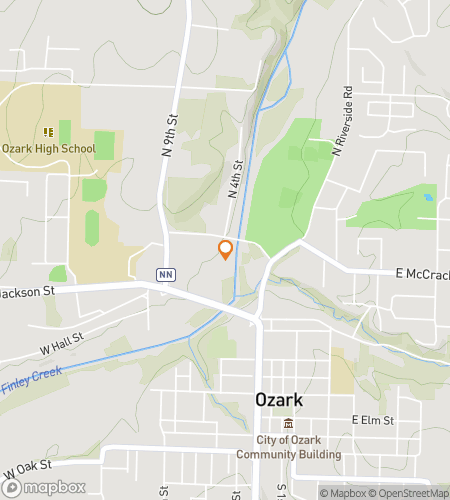 Mapa do tour a p&eacute; de ca&ccedil;a ao tesouro para Ark You Ready&quest;&colon; The Ozark Adventure Quest