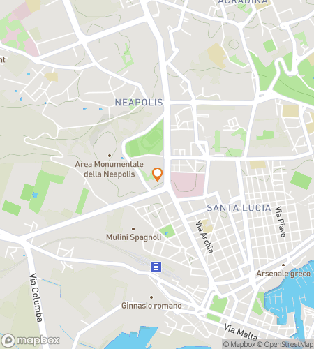 Map of scavenger hunt walking tour for Echoes of Empire: A Syracuse Scavenger Hunt