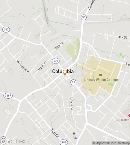 Χάρτης περιήγησης με τα πόδια για το κυνήγι θησαυρού Cunning Clue Chase της Κολούμπια