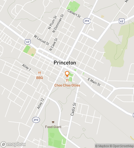 Map of scavenger hunt walking tour for Princeton Puzzling Pursuit