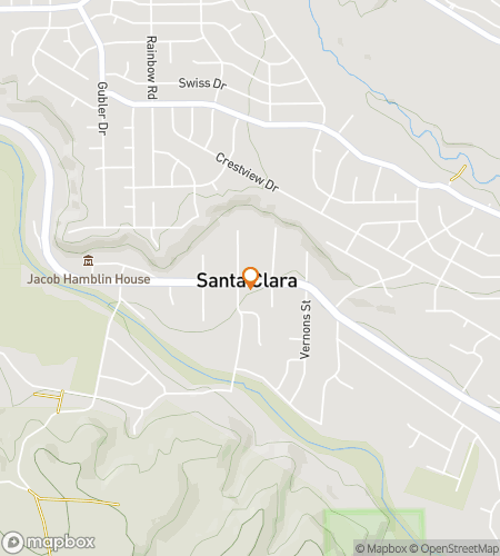 Hartă de tură de vânătoare de comori pentru Santa Clara Scavenger Shenanigans