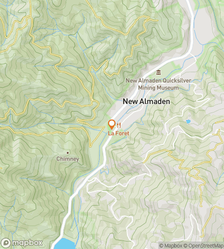 Map of scavenger hunt walking tour for Almaden All-Star Adventure Hunt