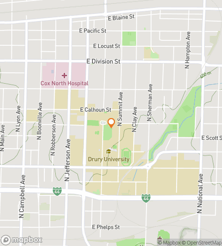 Карта пешеходного квеста для Cluefield Quest в Springfield College