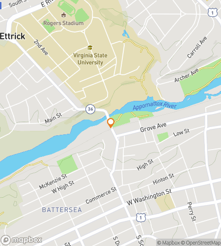 Map of scavenger hunt walking tour for Ettrick It Till You Make It!