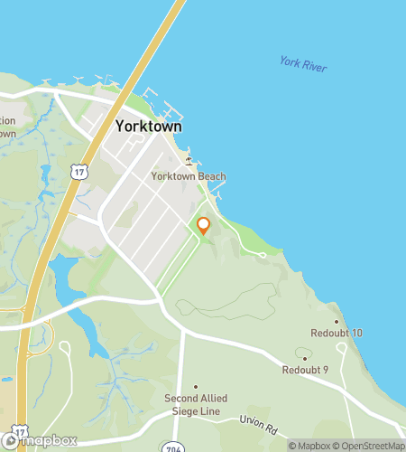 Map of scavenger hunt walking tour for Yorktown‘s Yesteryear Yonder Hunt