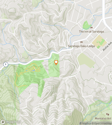 Map of scavenger hunt walking tour for Saratoga Ghost Hunt Tour