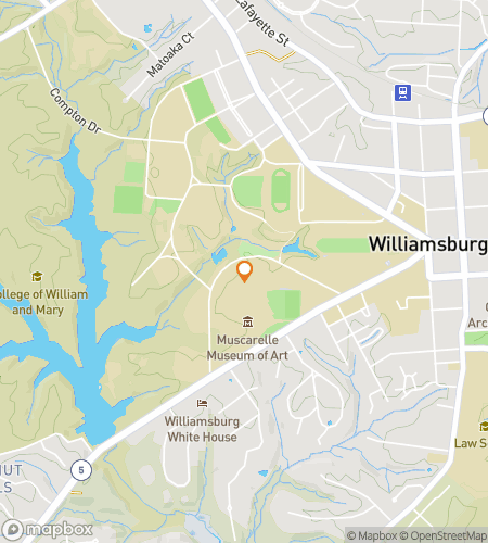 Map of scavenger hunt walking tour for William & Mary Hunt