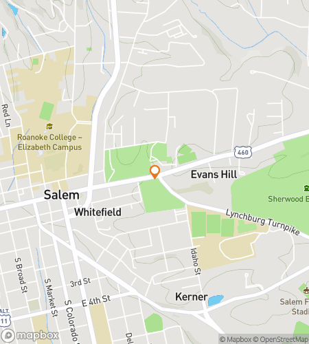 Map of scavenger hunt walking tour for Salem‘s Sassy Scavenger Soiree