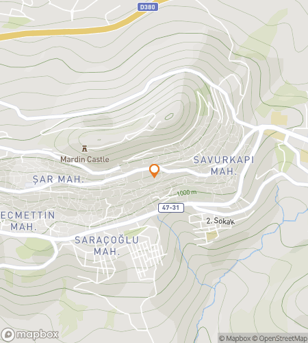 Map of scavenger hunt walking tour for Mardin Learning, Light & Living Traditions Hunt