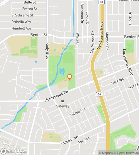 Map of scavenger hunt walking tour for Santa Clara Clarity Walk