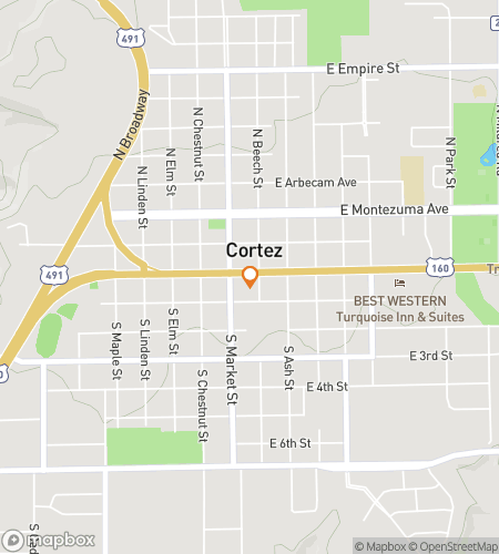 Map of scavenger hunt walking tour for Cortez Caper Scavenger Quest