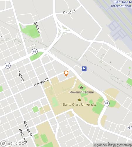 Aarteenetsintäkävelykierroksen kartta Santa Clara Prideä varten