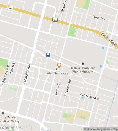 Map of scavenger hunt walking tour for Sunshine and Rainbows at Sunnyvale