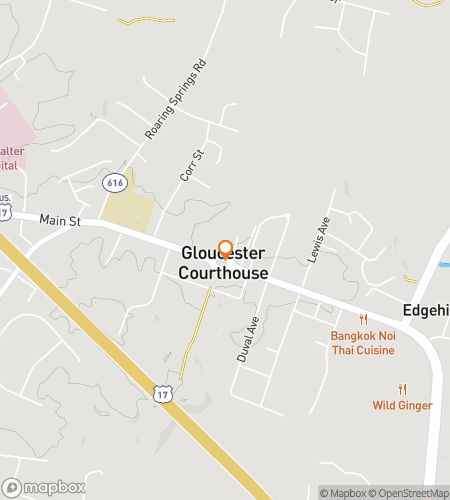 Map of scavenger hunt walking tour for Glorious Gloucester Galavant