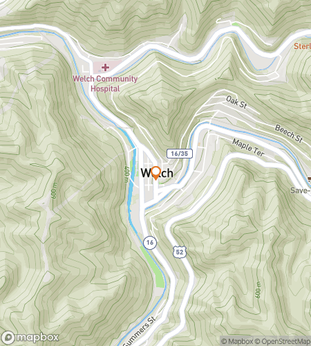 Map of scavenger hunt walking tour for McDowell‘s Marvelous Mystery Hunt