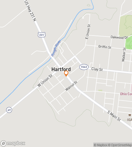 Χάρτης περιήγησης με τα πόδια για κυνήγι θησαυρού Hartford Hootenanny Hunt