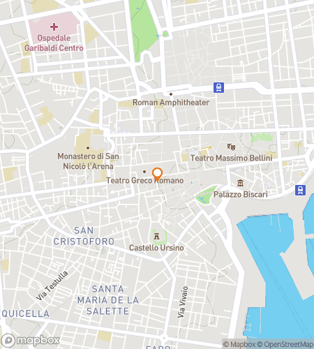 Kort over rundtur til Siciliansk Ånd & Byhistorier Rundtur