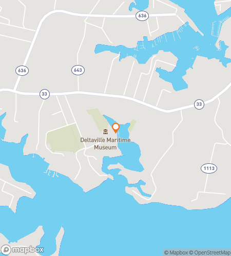 Map of scavenger hunt walking tour for Deltaville‘s Dazzling Dinghy Dash