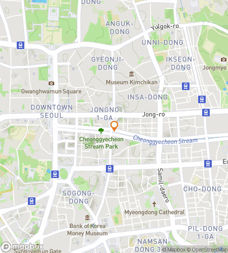 Χάρτης scavenger hunt περιήγησης με τα πόδια για Squid Game: Quest στους Δρόμους της Σεούλ