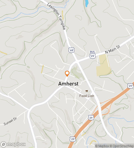 Map of scavenger hunt walking tour for Amherst Aha Moments Adventure