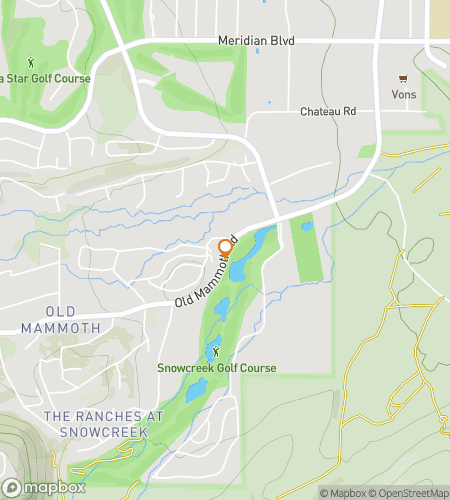 Map of scavenger hunt walking tour for Mammoth Lakes: Go Big & Wander