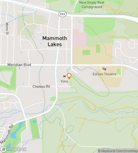 Map of scavenger hunt walking tour for Mammoth Lakes&colon; Go Big & Wander