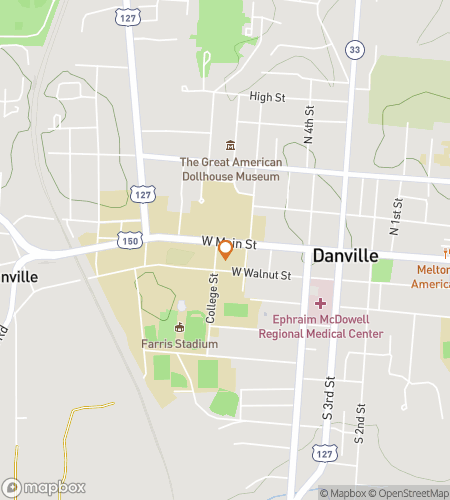 Map of scavenger hunt walking tour for Colonel Quest: The Centre Hunt