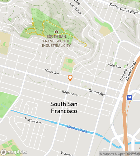 Map of scavenger hunt walking tour for South City Scavenger Soiree