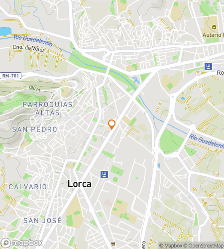 Map of scavenger hunt walking tour for For the Love of Lorca: A Hunt Woven in Verse and Stone