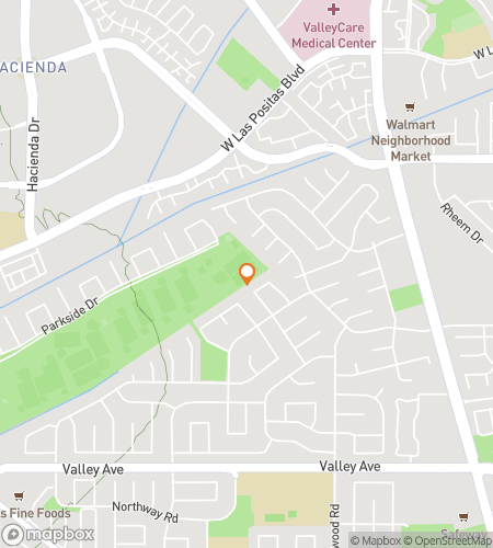 Map of scavenger hunt walking tour for Ken Mercer Sports Park Hunt