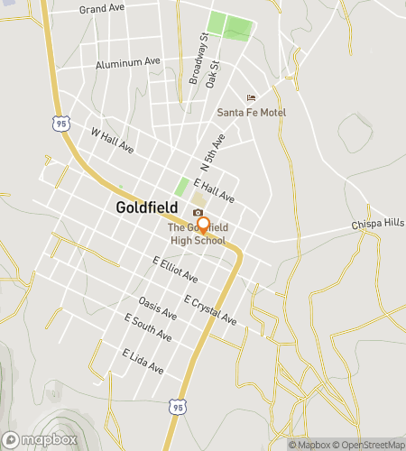 Aarteenetsintäkävelykierroksen kartta Strike Goldiin Goldfieldissä!