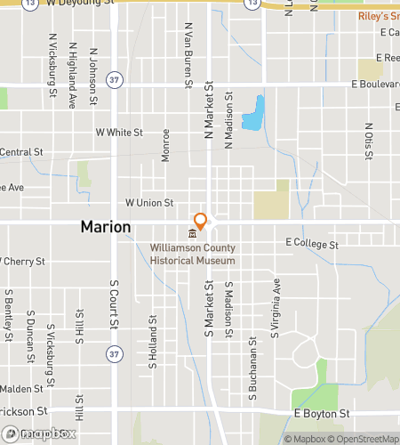 Map of scavenger hunt walking tour for Marion&colon; Walk This Way