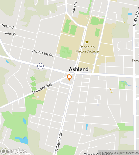 Karte der Schnitzeljagd-Walking-Tour für die Randolph-Macon College Jagd