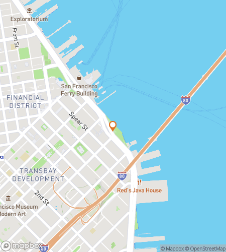 Map of scavenger hunt walking tour for San Francisco Art & Architecture Hunt