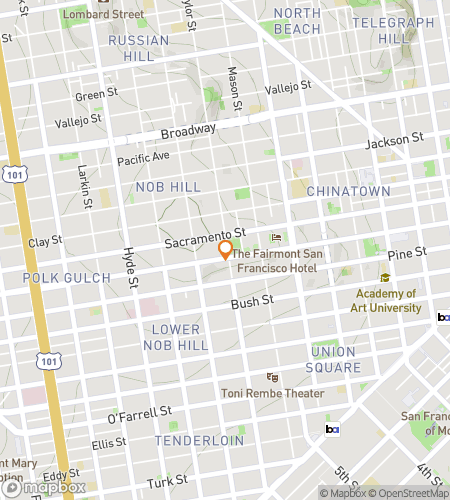 Map of scavenger hunt walking tour for The Luck Through Chinatown