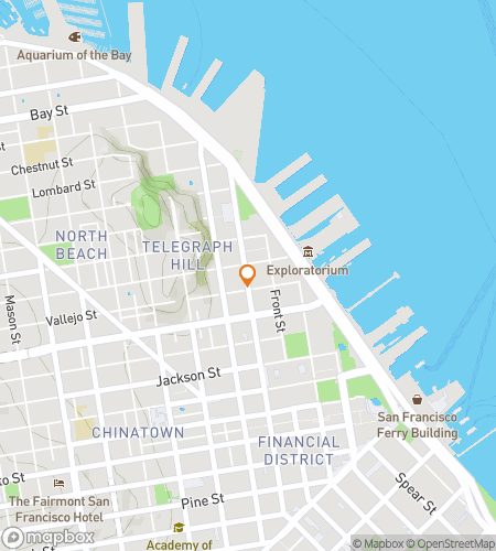 Map of scavenger hunt walking tour for The Embarcadero Scavenger Hunt