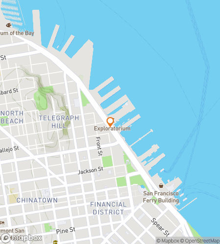 Map of scavenger hunt walking tour for The Embarcadero Scavenger Hunt