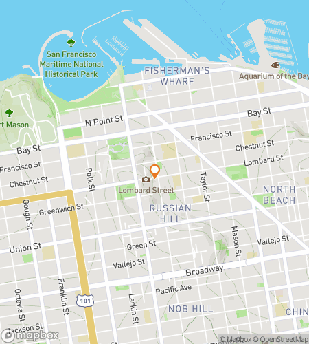 Map of scavenger hunt walking tour for Full House: Lombard Loop Quest