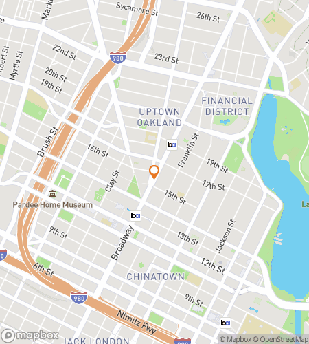 Hartă a turului pe jos cu vânătoare de comori pentru Oakland Charms