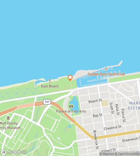 Map of scavenger hunt walking tour for San Francisco: Hellooo, Dear! A Doubtfire Adventure