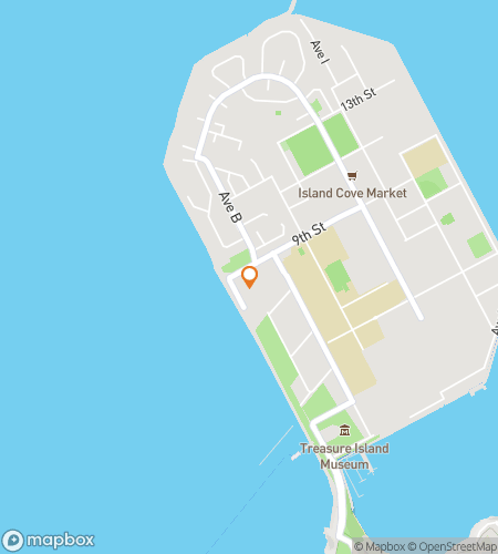 Map of scavenger hunt walking tour for Treasure Hunters Unite!