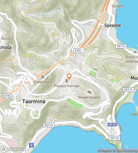 Map of scavenger hunt walking tour for Teatro to Terrace Quest