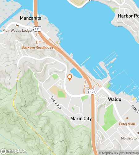 Map of scavenger hunt walking tour for Sausalito California Hunt