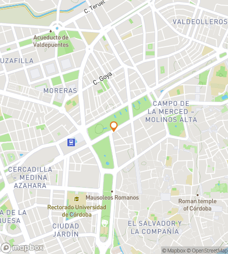 Map of scavenger hunt walking tour for  Cordoba Scavenger Hunt