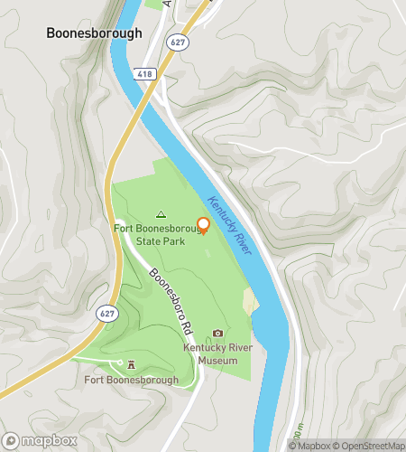 Map of scavenger hunt walking tour for Fordify Your Kentucky Journey